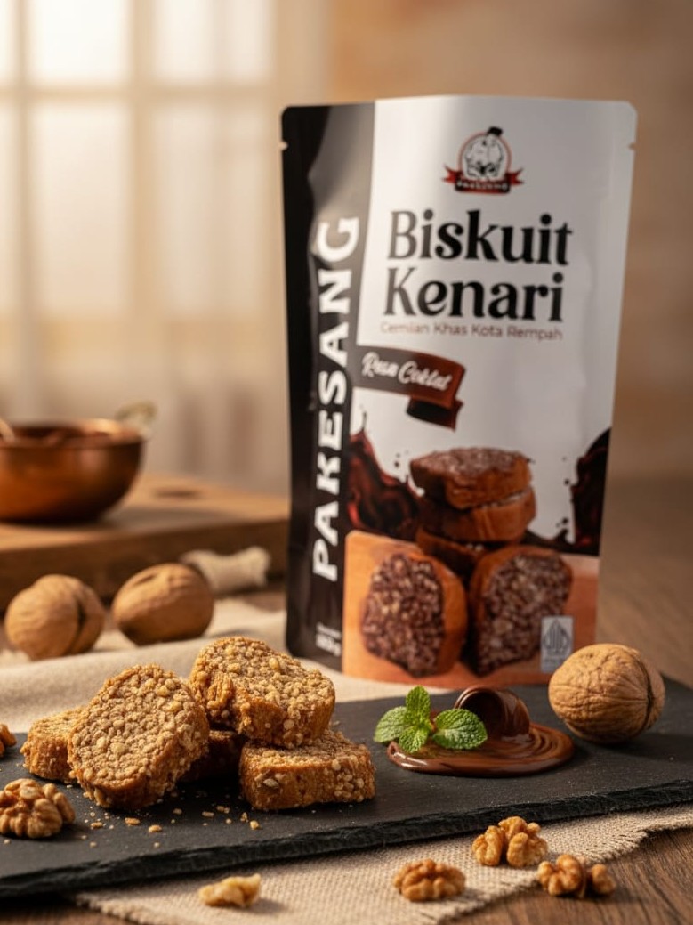 Biskuit Kenari Rasa Coklat
