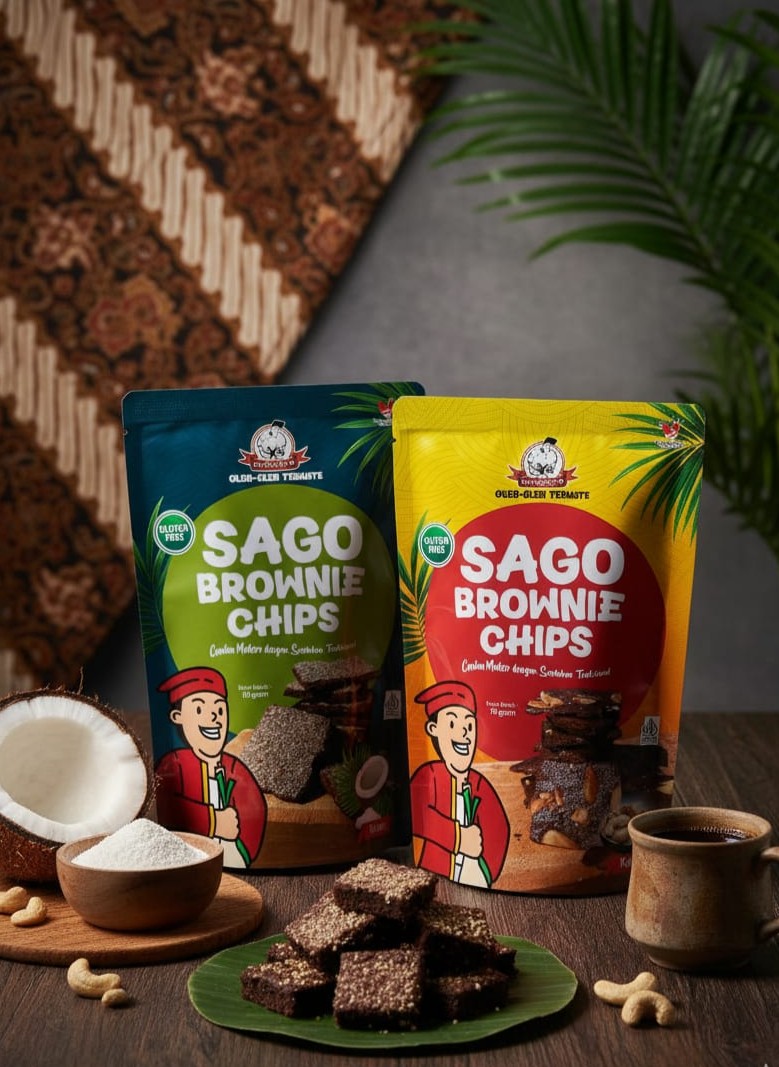 Kripik Brownies Sagu